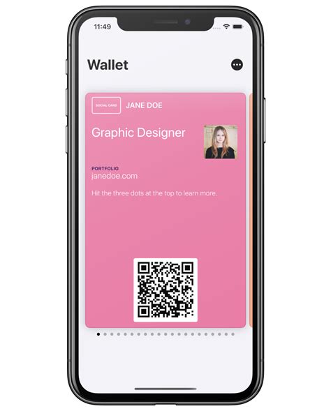 apple wallet nfc business card|apple wallet business card.